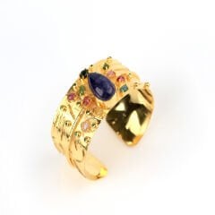 Gaia Seri Tanzanit & Turmalin Bileklik