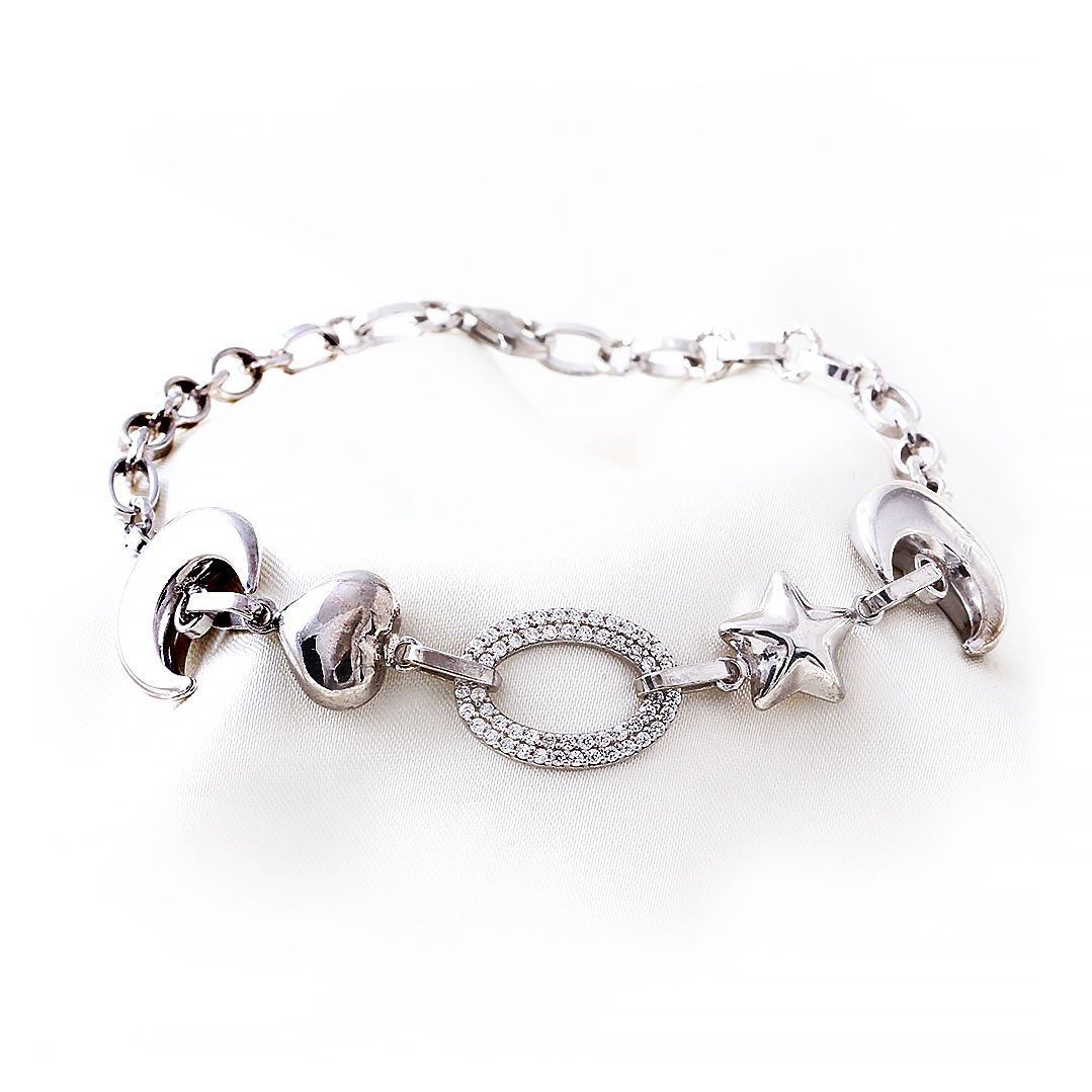 Charm Gümüş Bileklik