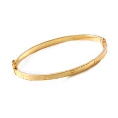 Cartier Model İnce Gümüş Bileklik