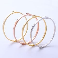 Cartier Model Bayan Gümüş Bileklik