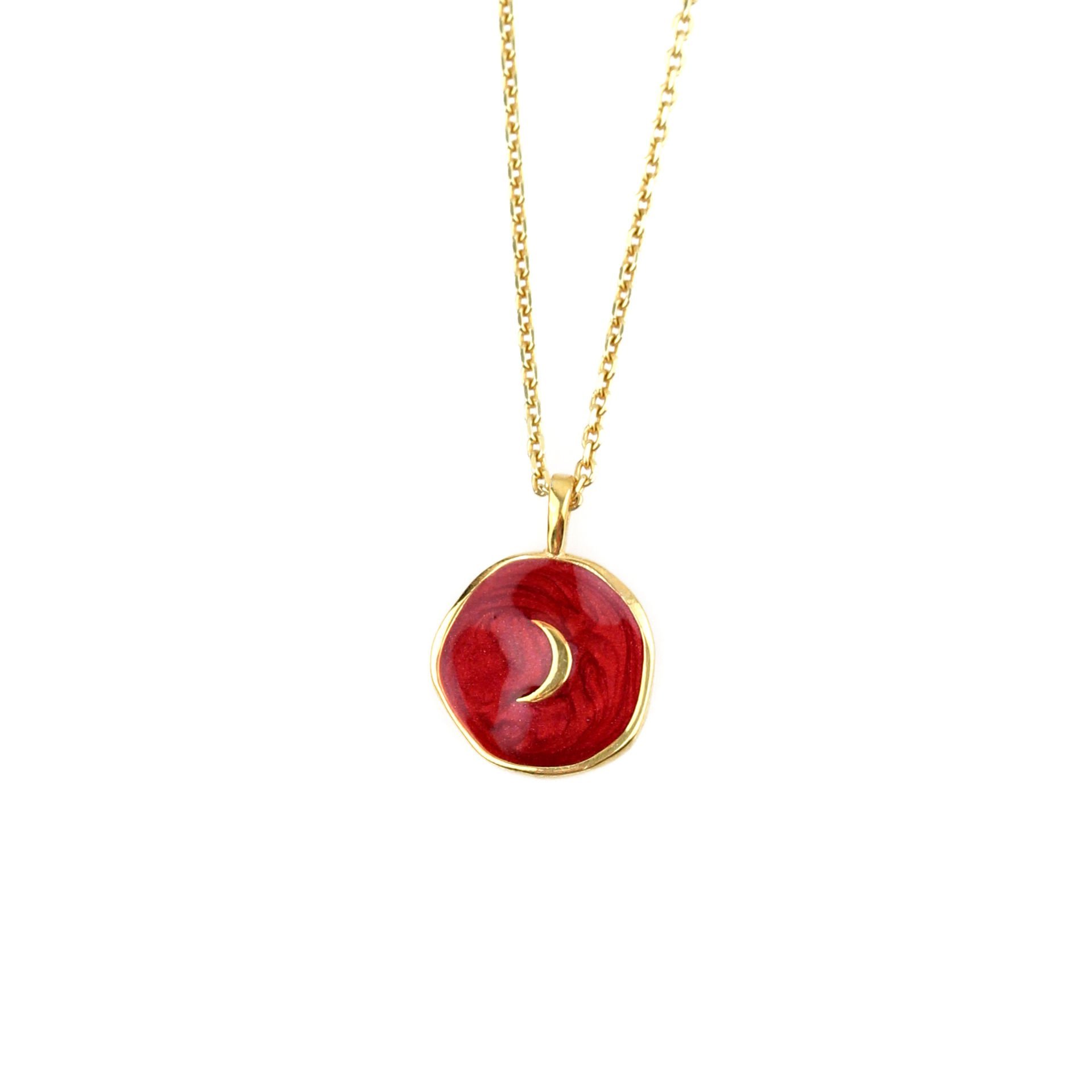 Minimal Mineli Gümüş Charm