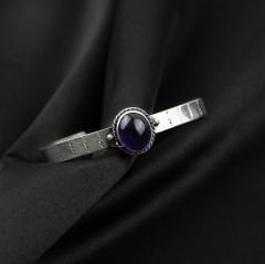 Ametist Doğaltaşlı Özel Tasarım Bileklik