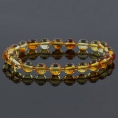 Küre Kesim Kehribar Bileklik