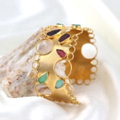 Özel Tasarım Garnet ve Oniks Bileklik