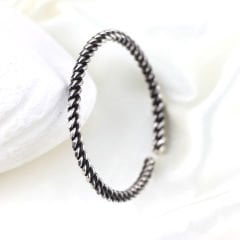 Örme Zincir Gümüş Erkek Bileklik