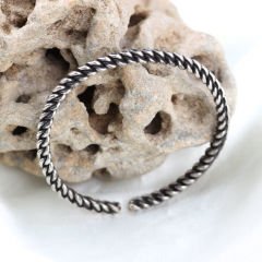 Örme Zincir Gümüş Erkek Bileklik