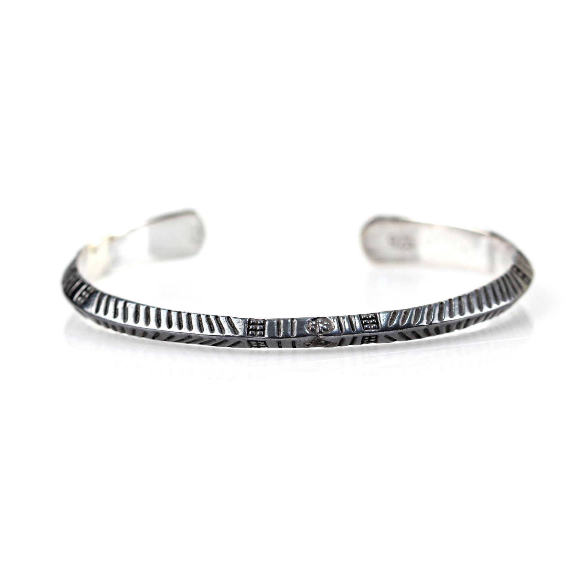 Vintage Model Gümüş Erkek Bileklik