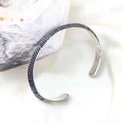 Vintage Model Gümüş Erkek Bileklik