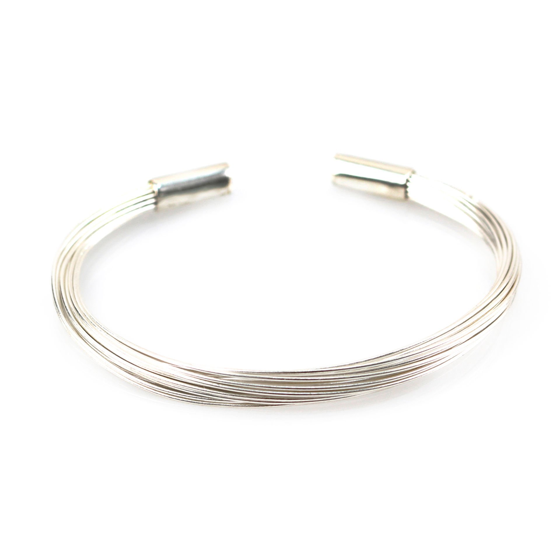 Tel Model Erkek Gümüş Bileklik