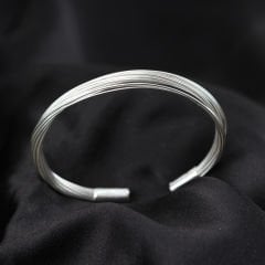 Tel Model Erkek Gümüş Bileklik