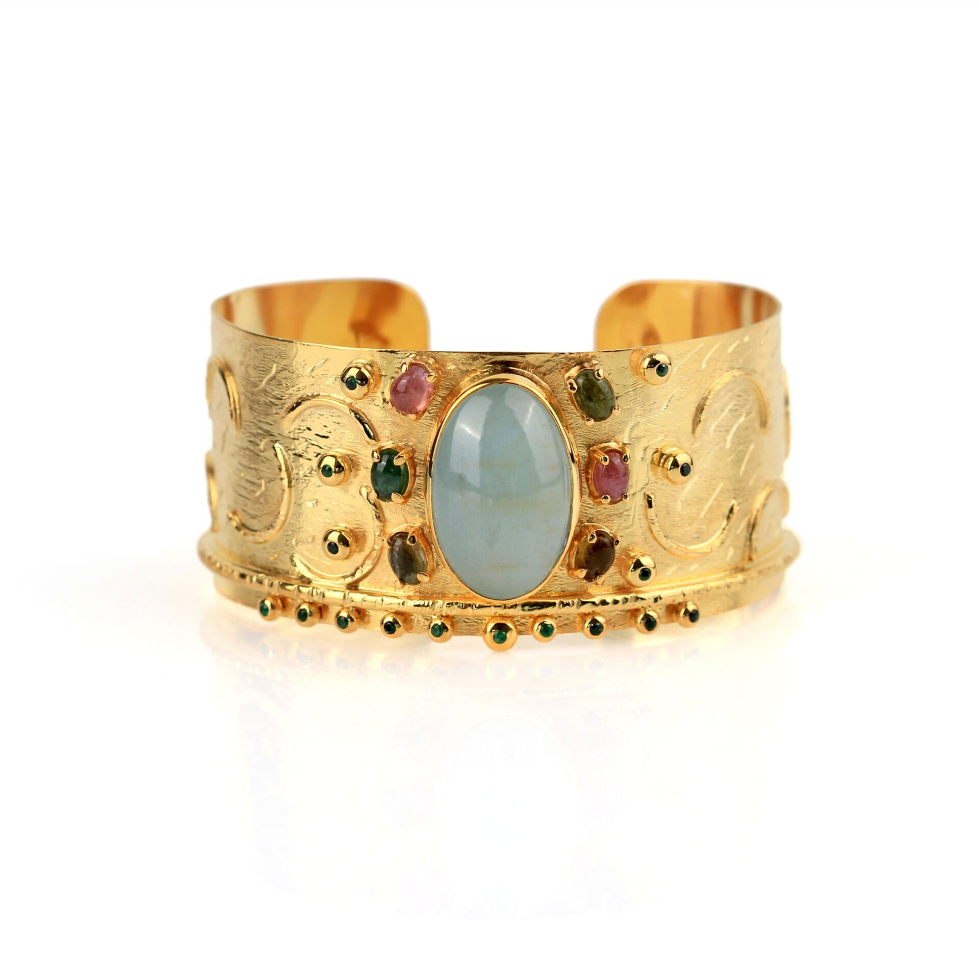 Gaia Seri Akuamarin & Turmalin Bileklik