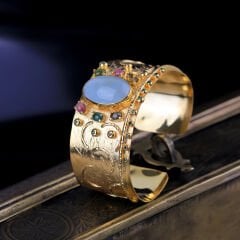 Gaia Seri Akuamarin & Turmalin Bileklik