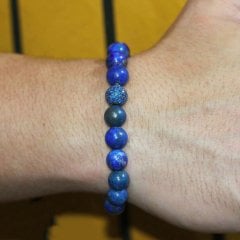 Lapis Lazuli Doğal Taşlı Bileklik