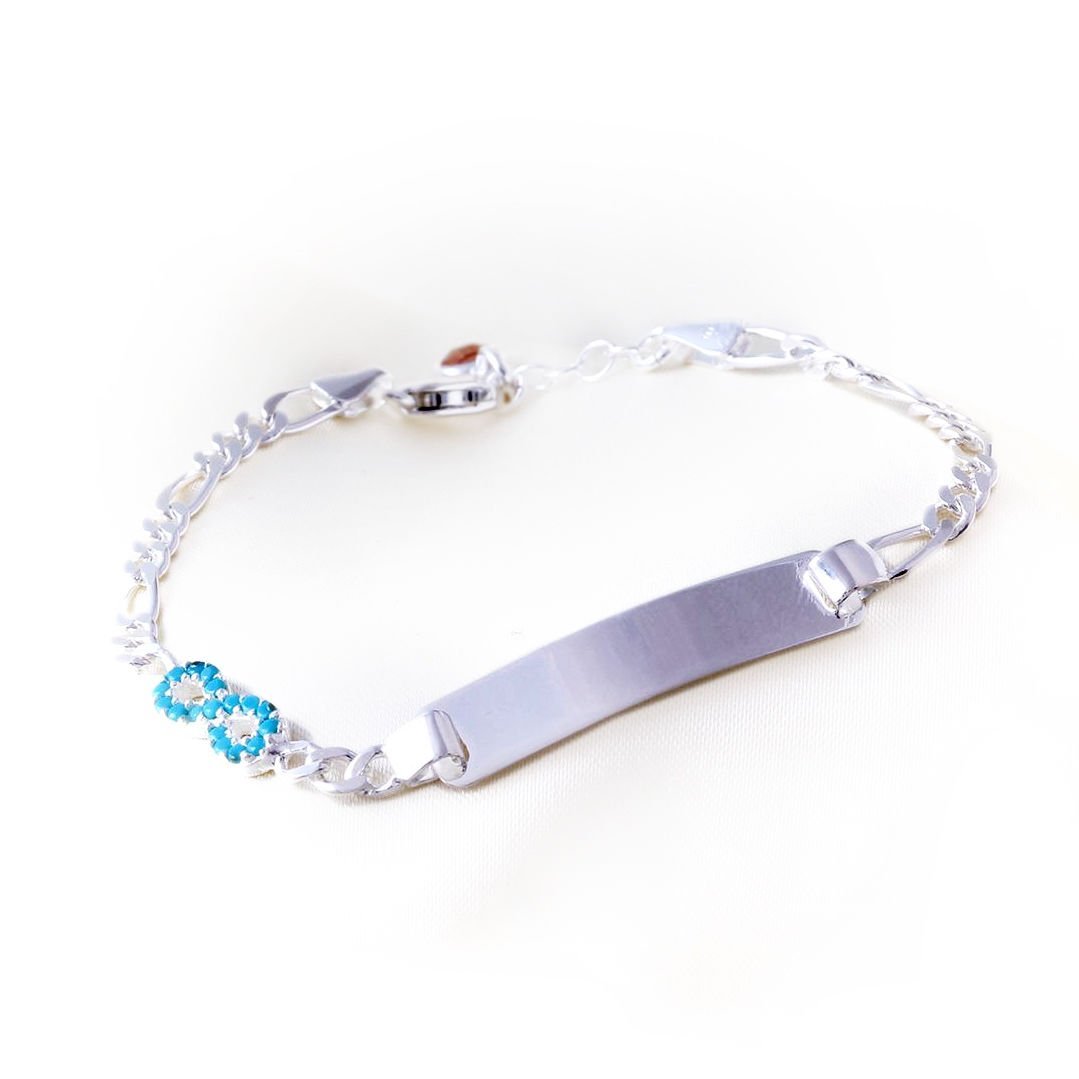 Sonsuz İşaretli Gümüş Çocuk Künyesi