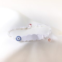 Nazar Boncuklu Zincirli Çocuk Künyesi