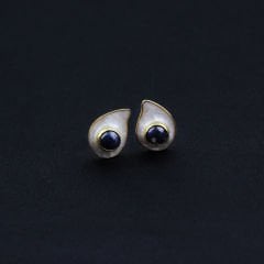 Tina Mineli Safir Doğaltaşlı Küpe M2