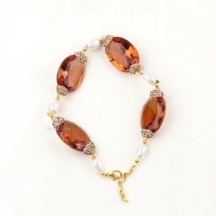 Özel Tasarım İnci ve Zultanit Taşlı Set