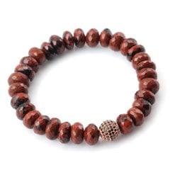 Kaplan Gözü Doğaltaşlı Bileklik