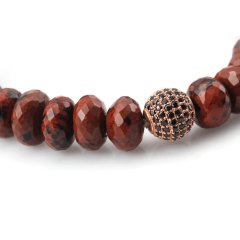 Kaplan Gözü Doğaltaşlı Bileklik