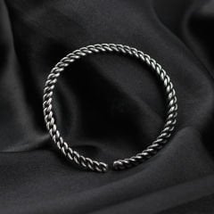 Örme Zincir Gümüş Erkek Bileklik