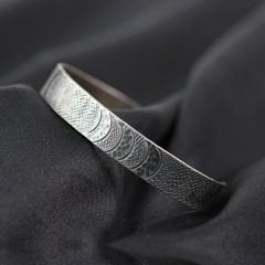 Vintage Model Gümüş Erkek Bileklik