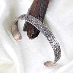 Vintage Model Gümüş Erkek Bileklik