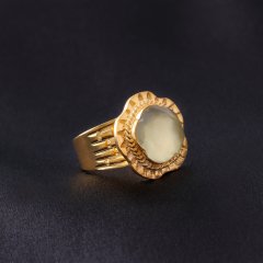 Özel Tasarım Lemon Topaz Doğaltaşlı Yüzük